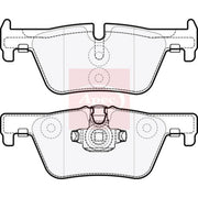 Apec Front Vented & Rear Vented Brake Discs & Pads fits BMW 3 2011-2018
