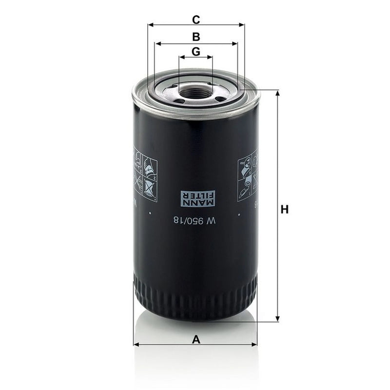 MANN-FILTER Service Kit with Air & Oil Filters fits Foden Trucks Alpha 1998-2007