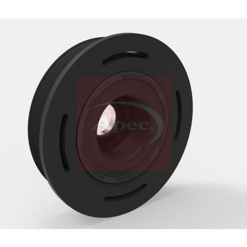 Apec Crank Shaft Belt Pulley fits Opel Movano A 2000-2001 2.2 2.5