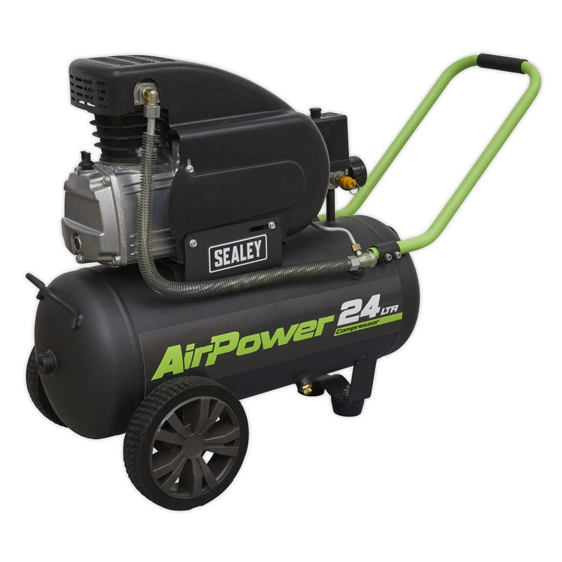 Sealey Air Compressor 24L Direct Drive 2hp SAC2420E Sealey - Dynamic Drive