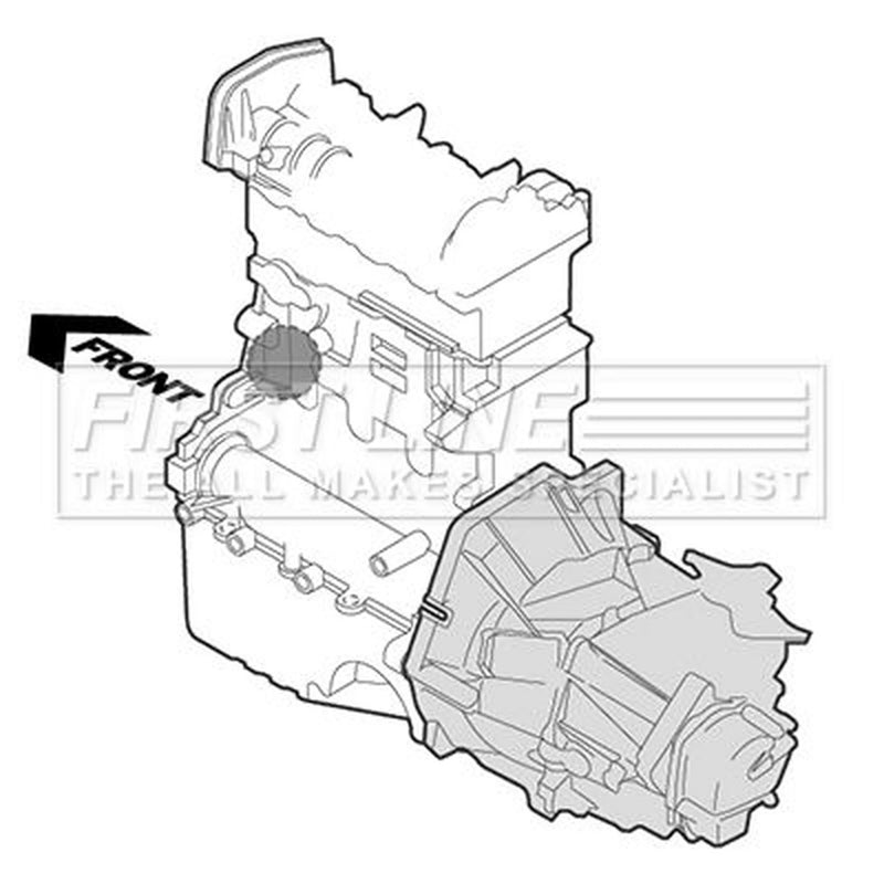 First Line Engine Mount Mounting fits Audi A4 B6 2000-2005
