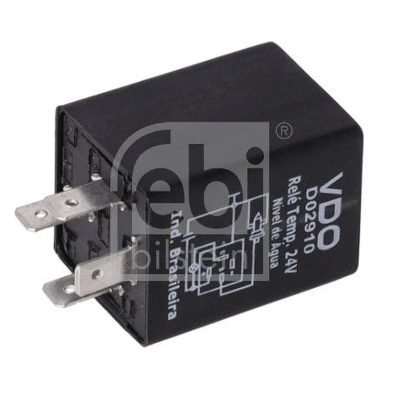 Febi Coolant Level Warning Light Relay 4 Connectors 24V 10074