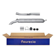 Hella End Silencer Rear fits Mercedes-Benz 124 T-Model 1986-1993