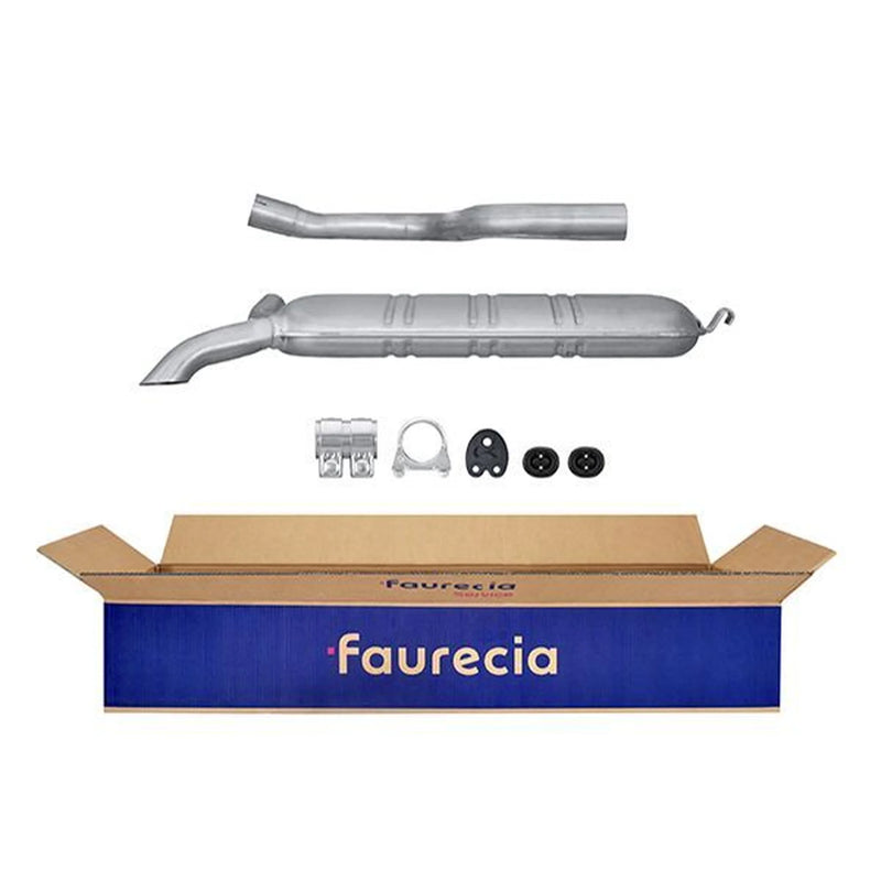 Hella End Silencer Rear fits Mercedes-Benz 124 T-Model 1986-1993