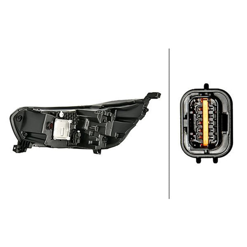 Hella Headlight Headlamp LED Right 1LX 014 721-641