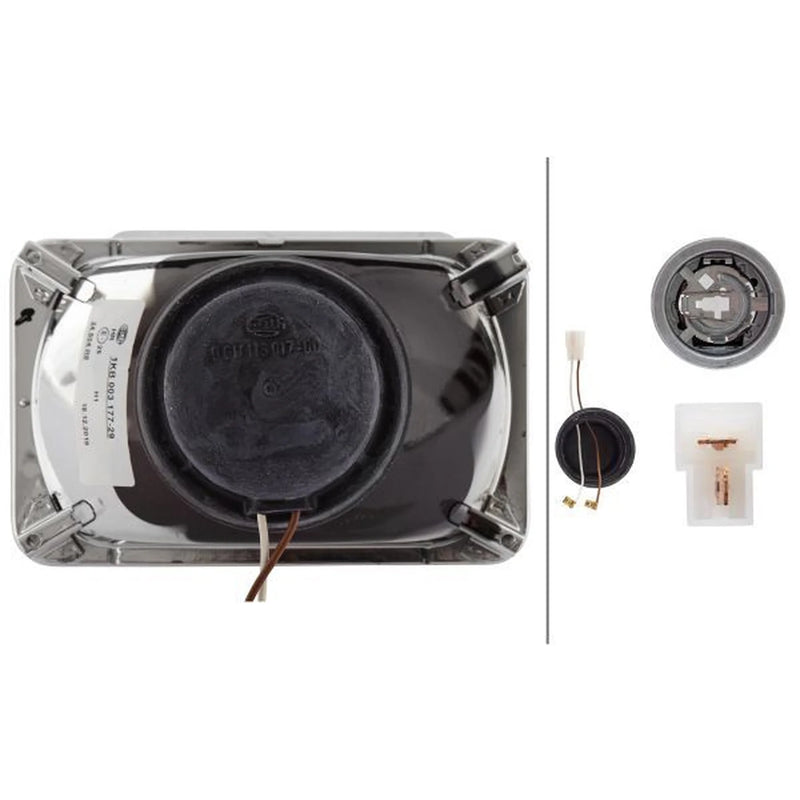 Hella Headlamp Insert Fh Bs E-Gr 1KB Right fits Audi 200 C2 1979-1982 2.1