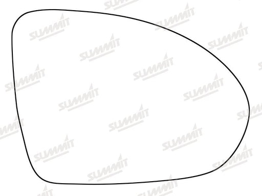 Summit Stick-On Standard Mirror Glass fits Smart Forfour 04 to 06 RHS Summit - Bars 4 Cars
