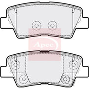 Apec Rear Brake Pad Set PAD2096