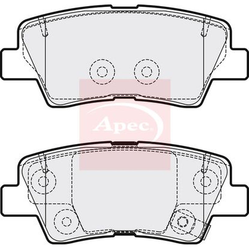 Apec Front & Rear Pads fits Hyundai Tucson 2004-2012 2.0 2.7