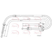 Apec Handbrake Cable Left Rear fits Mini Mini 2006-2015