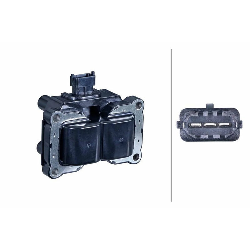 Hella Ignition Coil Pack fits Fiat Siena 2007-2009 1.4