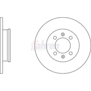 Fahren 2 x Solid Rear Brake Discs FBD6142-x2
