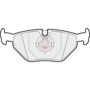 Apec Rear Brake Pad Set fits BMW 3 1986-1999 2.3 2.5 3.0 3.2