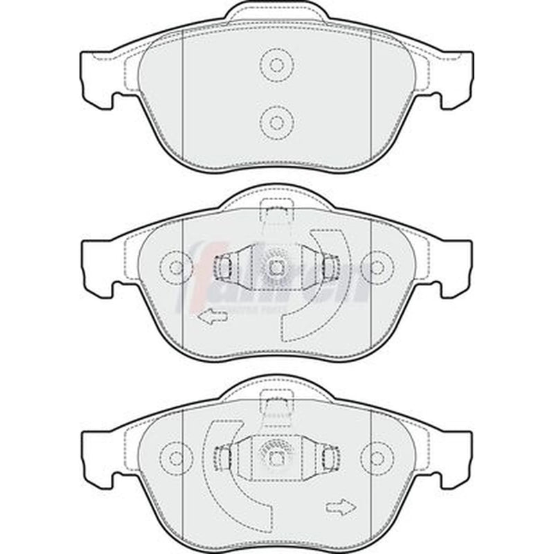 Fahren Front Brake Pad Set FBP3262