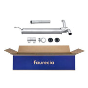 Hella End Silencer Rear fits Citroën C1 2005-2014 1.0