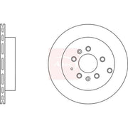 Apec Rear Brake Vented Discs & Pads fits Mazda CX-7 2007-2013 2.3