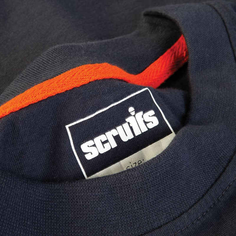 Scruffs Eco Worker T-Shirt Navy XS Scruffs - Dynamic Drive