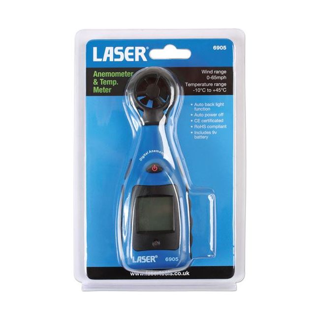 Laser Anemometer & Temperature Meter 6905 Laser - Dynamic Drive