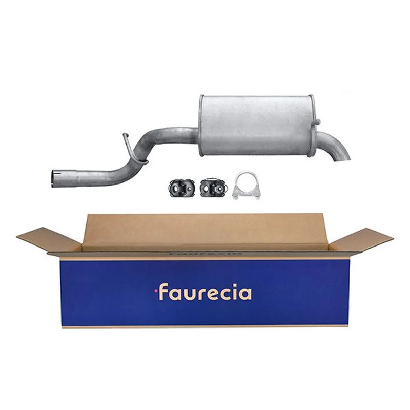 Hella End Silencer Rear fits Citroën C5 III 2008-2010 1.6
