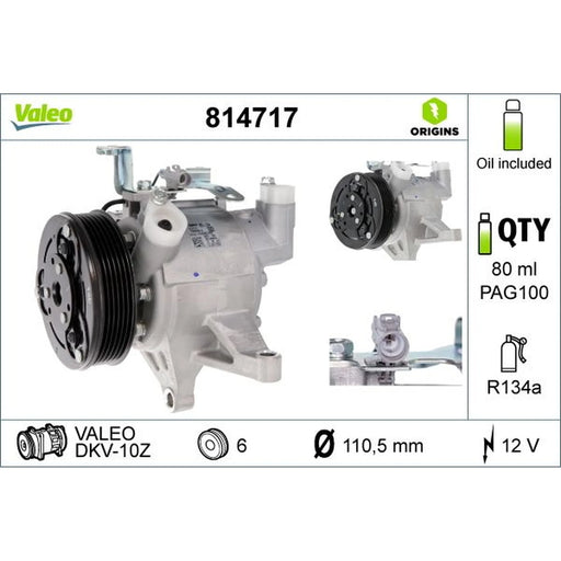 Valeo Air Conditioning Compressor 814717