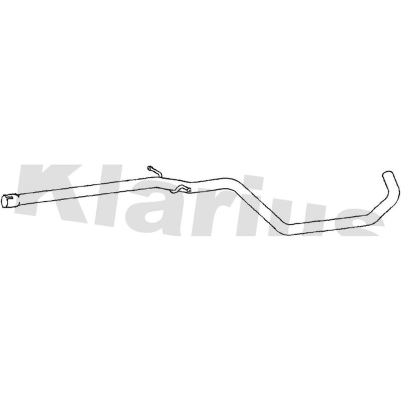 Klarius Exhaust Pipe OD fits VW Touran 2003-2010 1.9