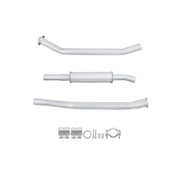 Hella Middle Silencer fits Citroën Zx 1991-1997 1.1 1.4