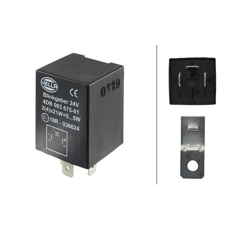 Hella Indicator Flasher Relay fits Mercedes-Benz Lp 1977-1984