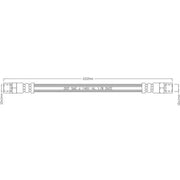 Juratek Brake Hydraulic Hose Line Rear fits BMW 3 1975-1994 2.3 2.5 2.7