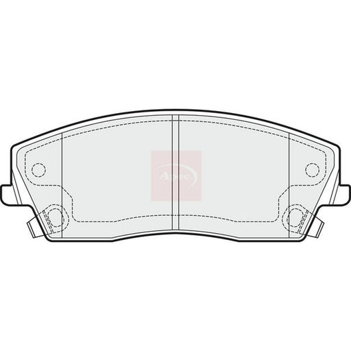 Apec Front Brake Vented Discs & Pads fits Chrysler 300C 2004-2023 3.0 3.5