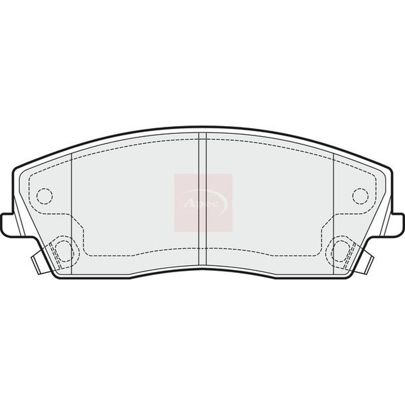 Apec Front Brake Pad Set fits Chrysler 300C 2004-2023 3.0 3.5