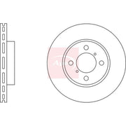 Apec 2 x Vented Brake Discs fits Toyota Prius 2000-2003 1.5