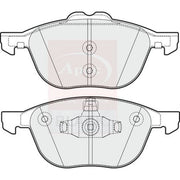 Apec Black Front Brake Pad Set fits Ford Kuga II 2013-2019 1.5 1.6