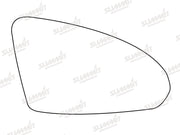 Summit Stick-On Standard Mirror Glass fits Nissan Primera 02 on RHS Summit - Bars 4 Cars
