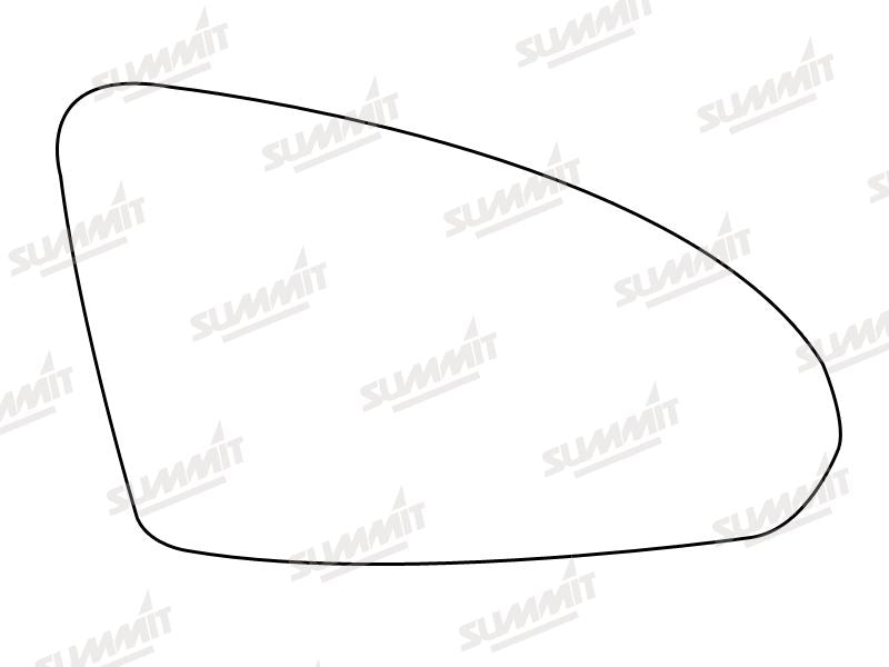 Summit Stick-On Standard Mirror Glass fits Nissan Primera 02 on RHS Summit - Bars 4 Cars
