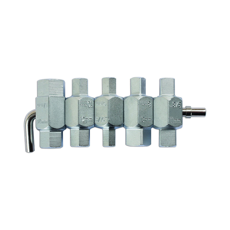 Laser Drain Plug Key Set 5pc 1580 Laser - Dynamic Drive