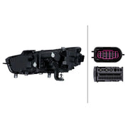 Hella Headlight Headlamp LED Right 1LX 016 810-581
