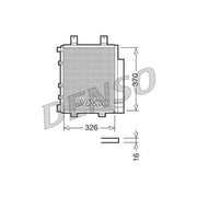 Denso Air Conditioning Condenser DCN35003