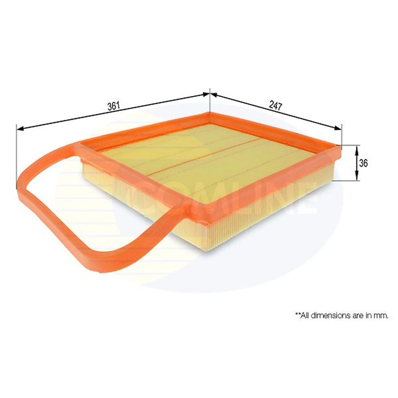 Comline Engine Air Filter fits Skoda Fabia I 2001-2007 1.2