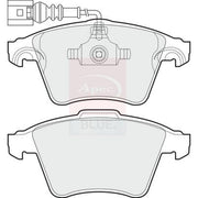 Apec Front Vented & Rear Vented Brake Discs & Pads fits VW Touareg 2003-2010 2.5