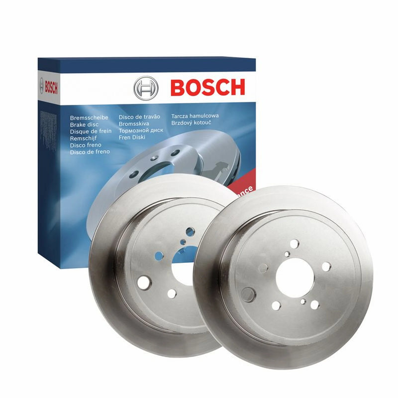 Bosch 2 x Solid Rear Brake Discs 0986479A10-x2