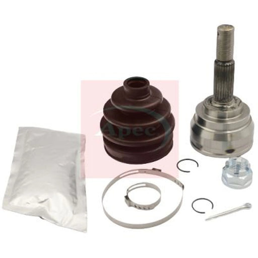 Apec CV Axle Shaft Assembly Wheel Side ACV1034
