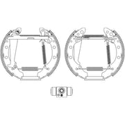 Mintex Brake Shoe Set Axle Kit fits Seat Cordoba 1993-2002 1.0 1.4 1.6 1.8 1.9