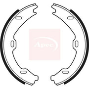 Apec Parking Brake Shoe Set fits Mercedes-Benz Cls 2006-2010 219.372 219.377