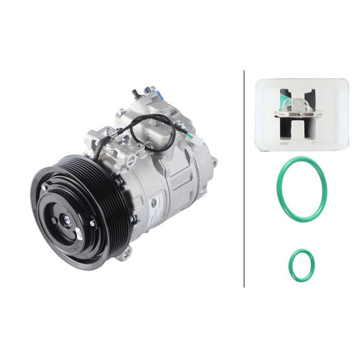 Hella Air Conditioning Compressor fits Mercedes-Benz Axor 2002-2004