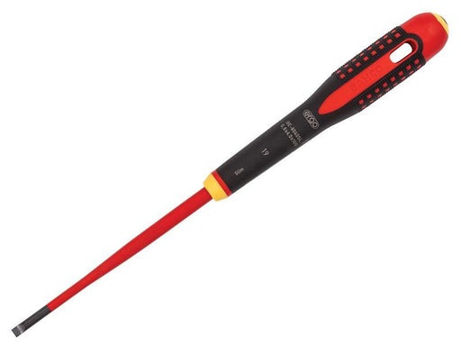Bahco ERGO™ Slim VDE Insulated Slotted Screwdriver 6.5 x 150mm Bahco - Dynamic Drive