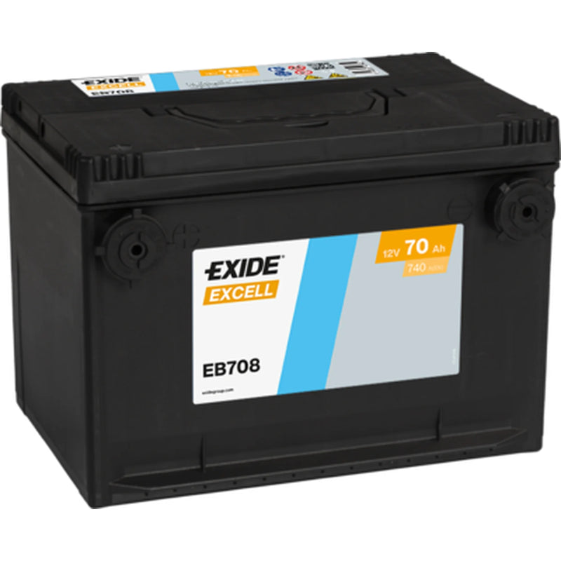 Exide Battery 12V 70Ah 740A EB708