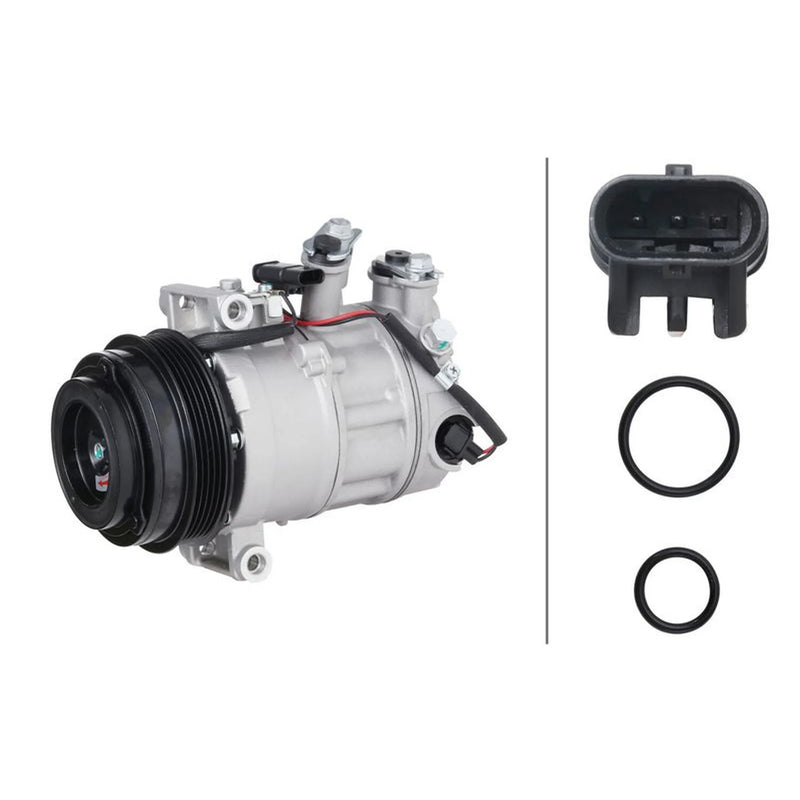 Hella Air Conditioning Compressor fits Mercedes-Benz C-Class 2018-2023