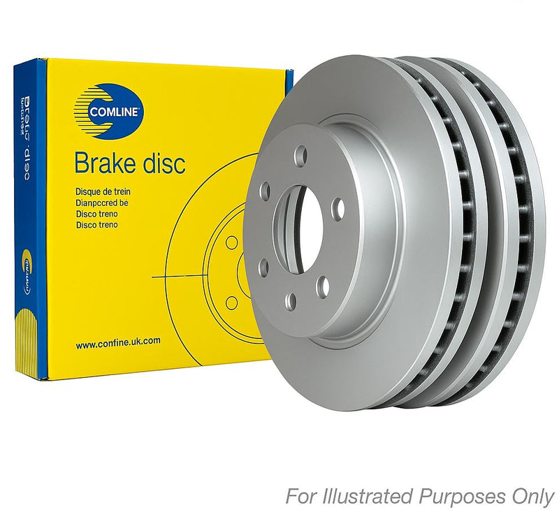 Comline 2 x Vented Rear Brake Discs ADC5233V-x2