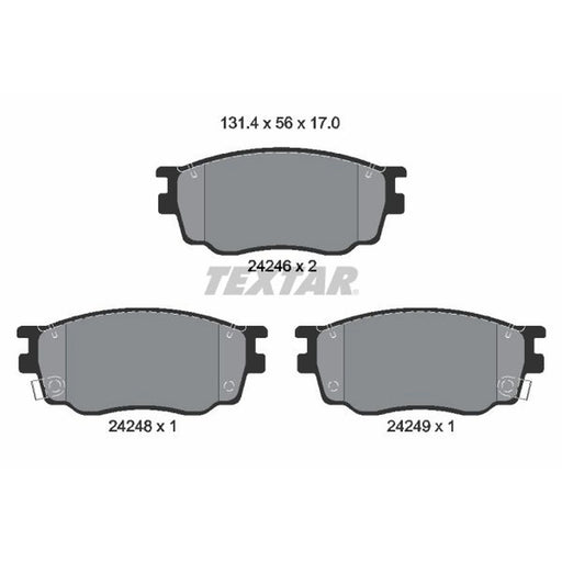 Textar Front Brake Pad Set 2424601