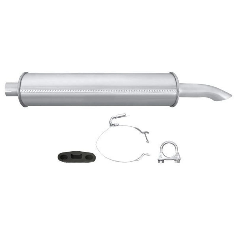 Hella End Silencer Rear fits Opel Kadett E 1984-1986 1.6
